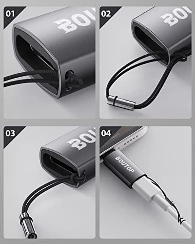 [Apple MFI Certified] USB C To Lightning Adapt Support 27W PD Charging Fast Compatível com iPhone iPad iPod