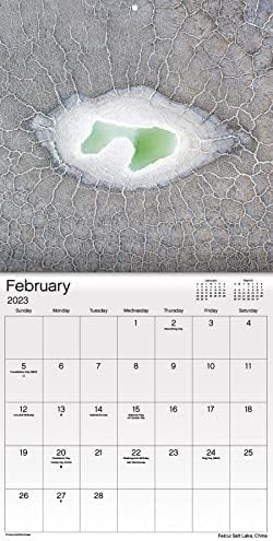 Calendário de fotografia com drones 2023 - Deluxe 2023 Pacote de calendário de fotografia com drones com mais de 100 adesivos de calendário