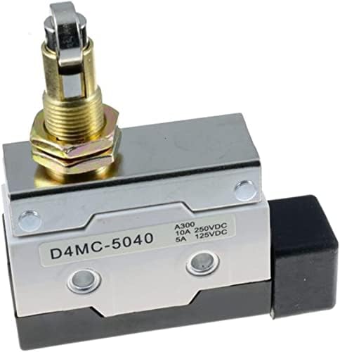 AGOUNOD LIMITE SWITCH ROLLER CRUPLER Atuador Micro limite interruptor SPDT 250VAC 10A D4MC-5040
