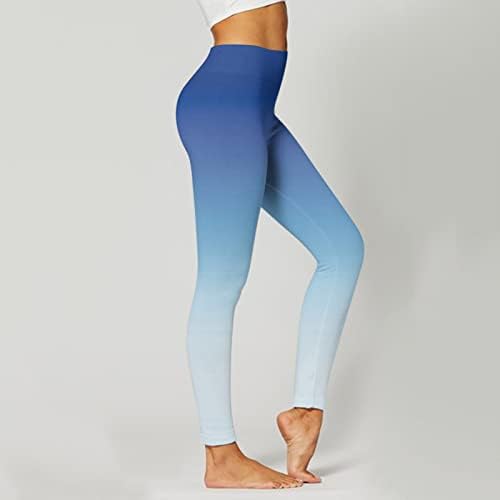 Leggings Calças Butt Sports Tights Impresso Running Gradient Yoga Lift Women Leggings sem costura Leggings Yoga Yoga