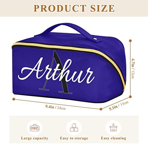 Bolsa de cosméticos personalizados para mulheres de viagem com manuseio portátil com manuseio multifuncional bolsa de viagem de higiene