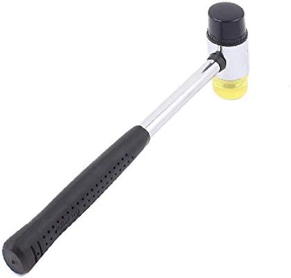 Chave de plástico x-dree com revestimento de cabeça dupla hammer Hammer Housed Tool (Mango Recubierto de Plástico, Cabeza Doble,