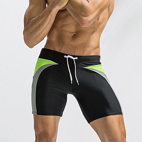 Troncos de natação homens esticam luminosos de gabinete leves para homens impressões engraçadas de tamanho de moda de fashion shorts para homens