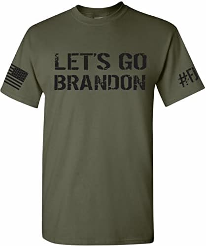 Patriot Apparel Let's Go Brandon American Flag FJB Patriot Apparel T-Shirt Tee