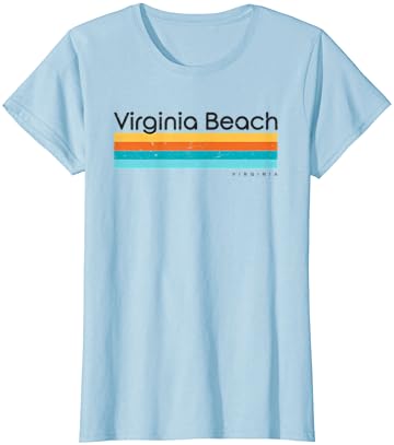 T-shirt vintage Virginia Beach Virginia VA Retro Design