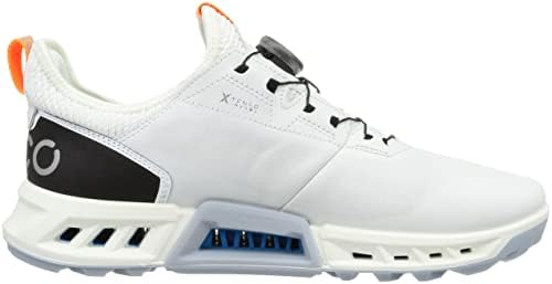 Ecco Biom C4 Boa Gore-Tex Sapato de golfe à prova d'água, branco, 10-10,5