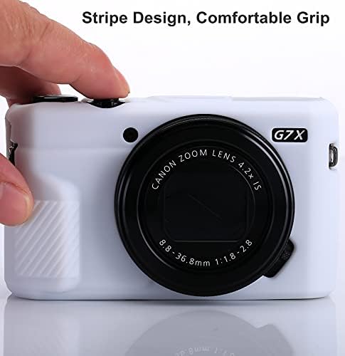 Câmera de câmera G7X Caixa de silicone Ultra-fino de borracha leve de saco de silicone macio para Canon PowerShot