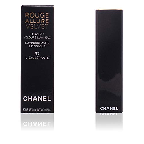 Chanel Rouge Allure Velvet Luminous Matte Color 56 Rouge Charnel para mulheres, 0,12 onça