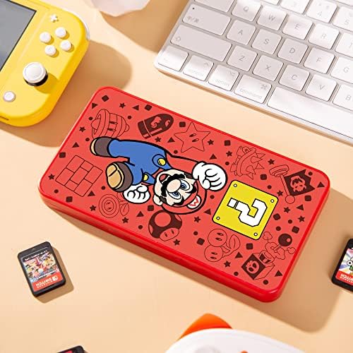 PerfectSight Card Card Card para Nintendo Switch/ Switch Lite/ OLED, cartucho de 24 jogos para cartões de jogo e 24 cartas