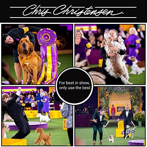 Chris Christensen Paz e gentileza Shampoo, noivo como um profissional, todo natural, hipo-alergênico, acalma a pele, segura em cães,