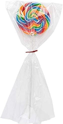 200 bolsas de celofane de embalagem sacos de violoncelo de plástico transparentes 6 x9 com 4 Twist lances de cores variadas