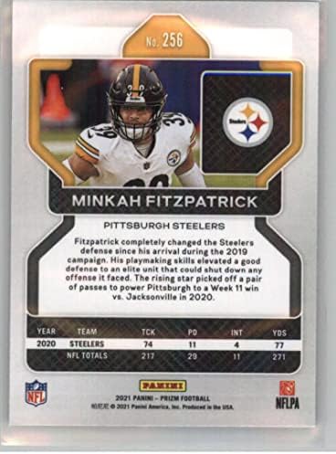 2021 Panini Prizm #256 Minkah Fitzpatrick Pittsburgh Steelers NFL Football Trading Card