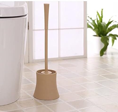 Pincel de vaso sanitário de plástico genigw conjunto de limpeza de vaso sanitário redonda de cabeça de limpeza não deslizante de limpeza de limpeza de limpeza
