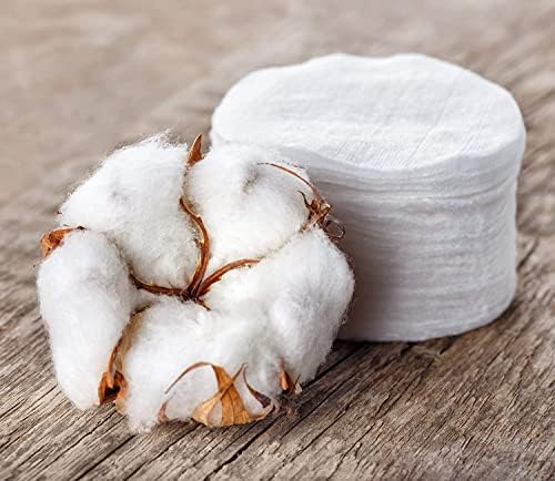 Organyc - rodadas de algodão orgânico certificadas - algodão biodegradável, livre de produtos químicos, para a pele sensível - cosméticos diários. Beleza e cuidados pessoais