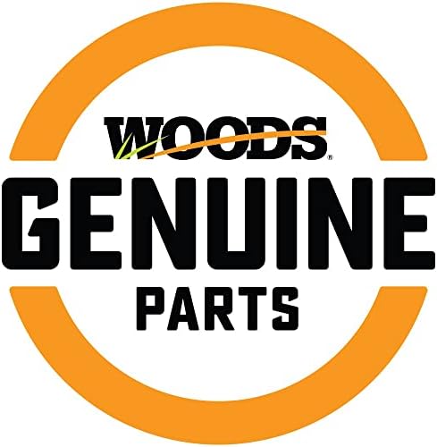 Woods OEM 25807 Substituição genuína 4,00 x 8 pneu e aro sólidos, compatíveis com Woods HS105-1 Ditchbank, peças de desempenho