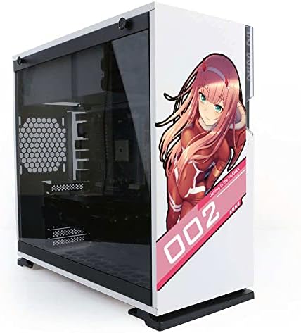 Adesivos de anime para caixa de PC, decalques de decoração de desenhos animados para a pele do chassi de computador,