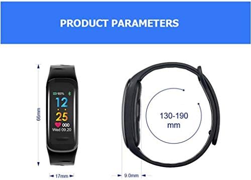 A exibição inteligente de cor da cor da pulseira de pressão arterial Bluetooth, Men, as mulheres encontram o telefone Pedômetro à prova d'água Smartwatch