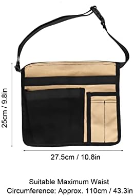 Bolsa da correia da ferramenta, pano oxford com vários bolsos ajustáveis ​​cinturão leve durável ferramenta portátil saco de