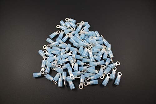 14-16 anel de nylon de bitola 6 azul 500 PK CRIMP TERMINAL AWG GA CONECTOR CAR