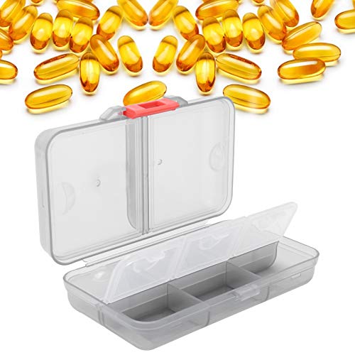 Dose Push Button Pill Case, dobramento selado, organizador de comprimidos, para carregar