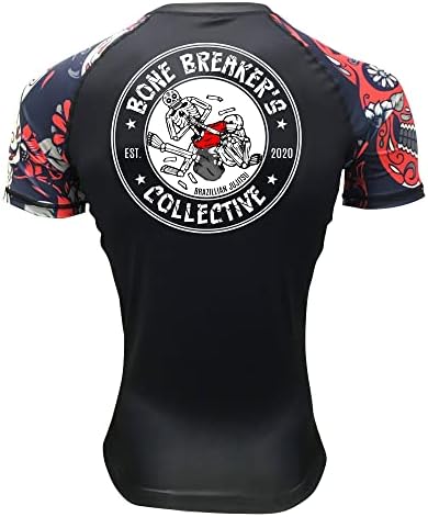 Gruff Combat BJJ Rash Guards lutando com MMA jiu jitsu No GI UFC Shirt Fight Wear, mangas curtas