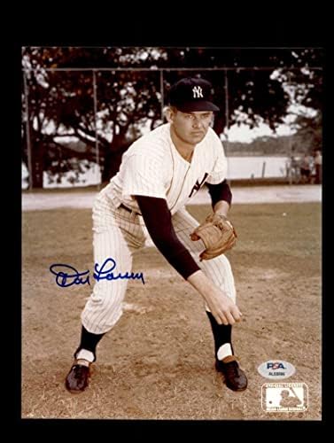 DON LARSEN PSA DNA assinado 8x10 Foto Autograph 1 Yankees - Fotos autografadas da MLB