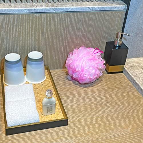Banheira esponja chuveiro bola de bola 75g/pcs para lavagem corporal banheiro masculino- Conjunto de 4 cor de flor
