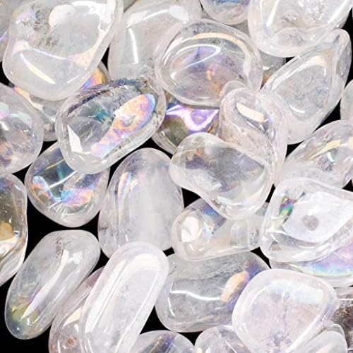 Pachamama Essentials Angel Aura Quartz caiu - pedra de cura - cura de cristal 20-25mm