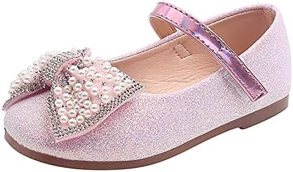 Sapatos de menina de flor de flor de criança Mary Jane Sapatos de vestido baixo Princesa Sapatos de sapatos para crianças Criança
