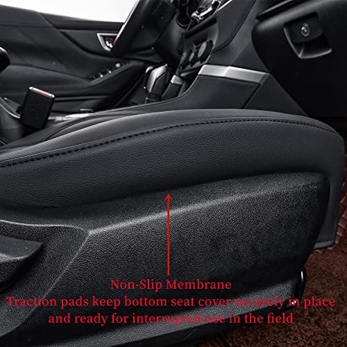 Coverdream Capas de assento personalizado compatíveis com o Subaru Outback de Subaru 2015 2017 2018 Modelos - Leatherette