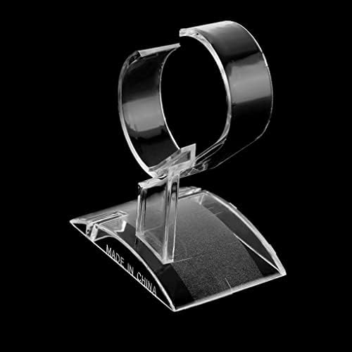 Bracelete acrílica clara Relógio de exibição do suporte de suporte de suporte de gole de pulseira de pulseira de pulseira Organizador atraente e moda