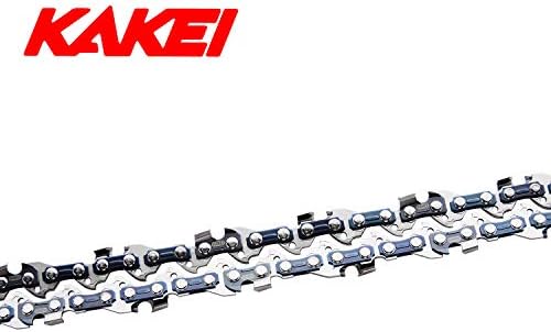Kakei 10 polegadas ChainAw Chain se encaixa em Ryobi, Worx, Echo - .043 Gão, 3/8 LP Pitch, 40 links de unidade