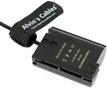 Cabos de Alvin tipo C PD USB-C para EN-EL15 | EP-5B Cabo de alimentação enrolada por bateria para Nikon Z5 Z6 Z7 Z6ii Z7II D500 D600
