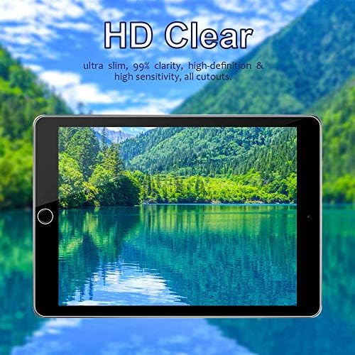 Protetor de tela do iPad Air 2, [2 pacote] Filme de vidro temperado premium [9H Drafidade] [resistente a arranhões] [HD Clear] iPad Protetor de tela de 6ª geração iPad 9.7 Protetor de tela iPad Air 1 Pro 5th 9,7 polegadas