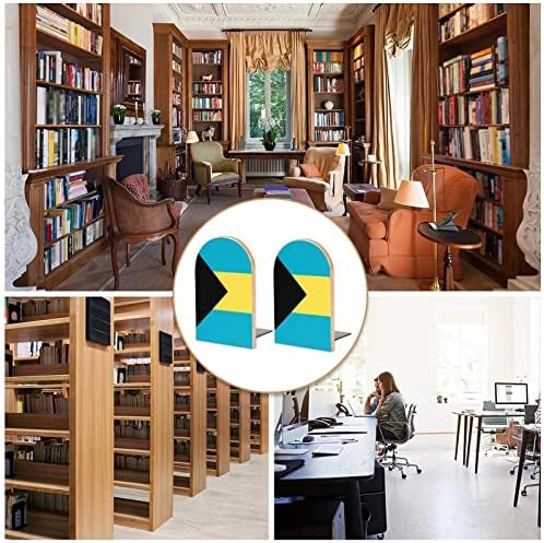 Bandas de Bahamas grandes livros de madeira modernos estantes decorativas estantes de estante de estante de estante de