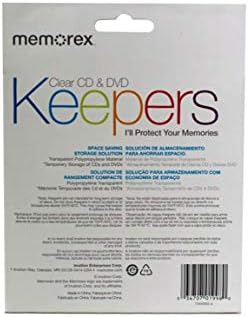 Memorex CD DVD Keepers, claro, pacote de 50