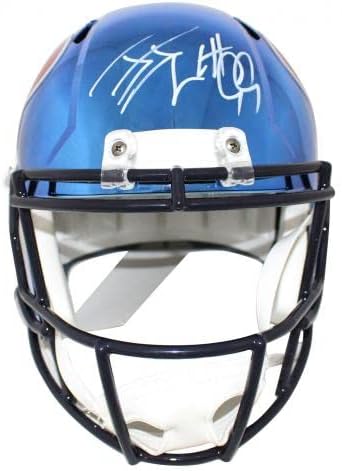 JJ Watt autografou Houston Texans Chrome Réplica Capacete como é JSA 25351 - Capacetes NFL autografados
