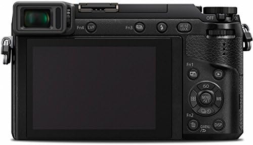 Câmera Panasonic Lumix GX85 com lente de 12-32 mm, estabilização do corpo de 4K, 5 eixos, inclinação de 3 polegadas e
