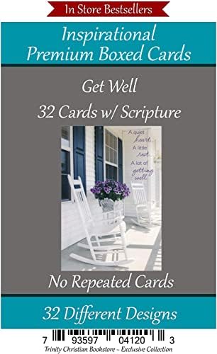 Get Well Cards 32 Design Card Christian / Religiing Card Sorteamento ~ Escrituras em cada cartão