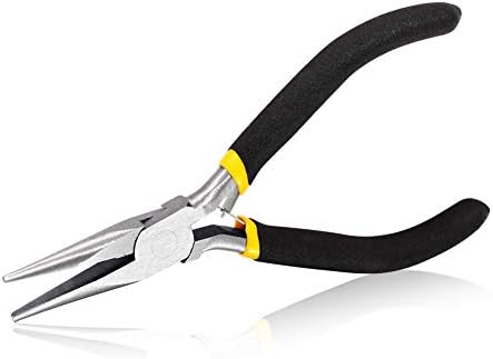 Speedwox Chain Nariz Pellers de nariz comprido 5 polegadas Mini cortador de arame para áreas confinadas de difícil alcance