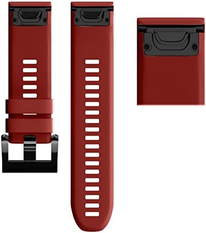 XNWKF 26 22 Correia de faixa de vigilância de 20 mm para Garmin Fenix ​​7x 7 7s Assista Quick Release Silicone EasyFit Strap Strap