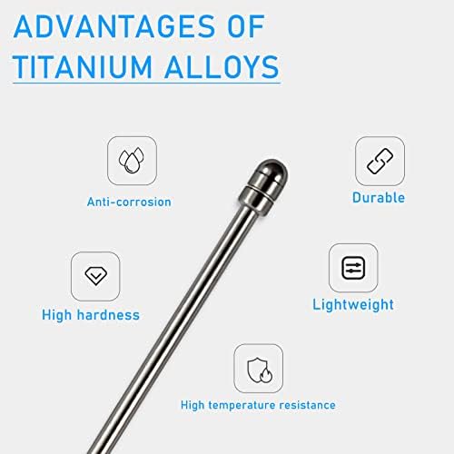 Não há dicas de fabricante de reposição de liga de titânio de titânio para notável caneta de 2 Maker Stylus, nota de esfero
