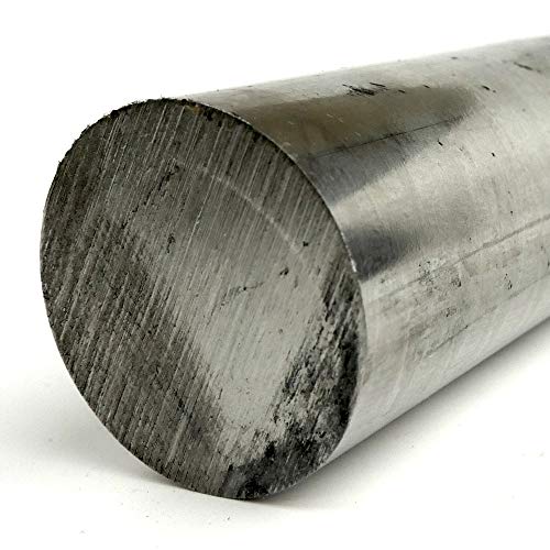 304 Barra redonda de aço inoxidável, acabamento não polido, recozido, AMS 5639/ASTM A276/AMS QQ-S 763/ASTM A276, 1 Diâmetro, 36 Comprimento, OnlineMetals