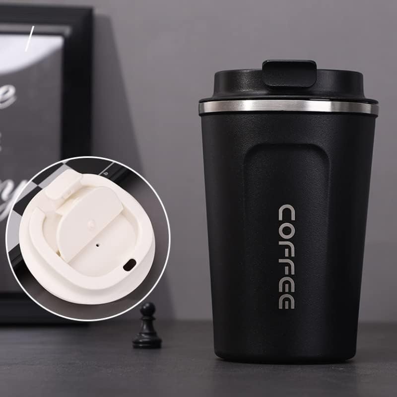 Caneca de caneca de café da Unedb caneca de café aço inoxidável, xícara de café reutilizável de vácuo de parede