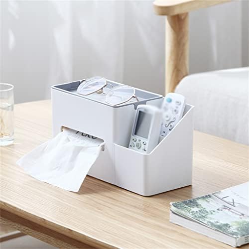 Caixa de toalha de papel Lysldh, sala de estar, controle remoto, caixa de armazenamento de desktop, gaveta de papel, caixa de armazenamento de papel de rolo de escritório