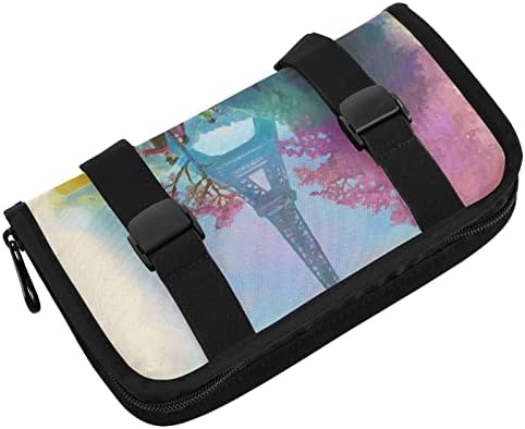 Titular do tecido de carro Spring-eiffel-Tower-France Dispenser Dispenser Holder Backseat Tissue Case