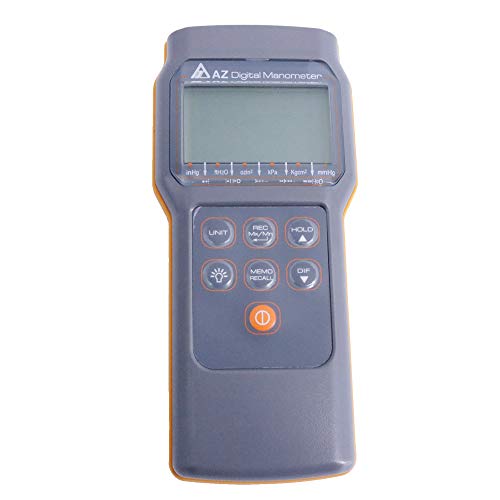 Az82012 Manômetro digital Medidor de pressão diferencial com interface PC 1.000 psi