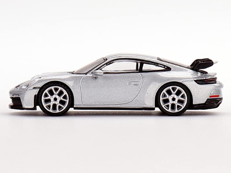 911 GT3 GT Silver Metallic Limited Edition para 3600 peças mundialmente 1/64 Modelo Diecast Model Car por miniaturas de escala True MGT00390