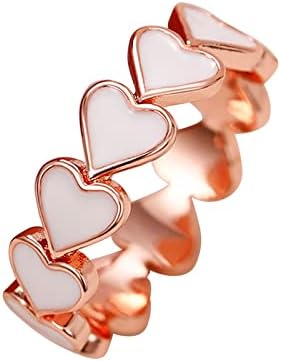 Moda Heart Design Ring Jewelry Wedding Women comemoram anéis de presente de noivado anéis de polegar