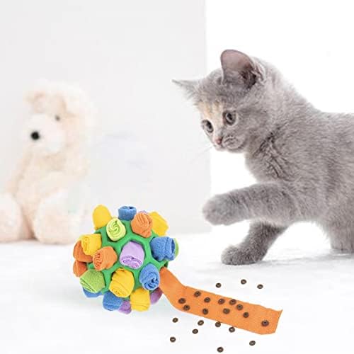 Brinquedos de cachorro interativos para cães de brinquedos de bola de estimação para animais de estimação, tapete de barriga de estimação de animais de estimação, dispensador de bola portátil para cã